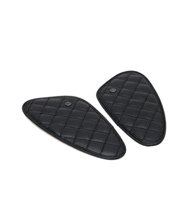 Tank Side Protectors for HNTR 350 - Ramble Diamond - Black - cafetwin