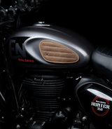 Tank Side Protectors for HNTR 350 - Ramble Stripes - Brown - cafetwin