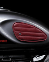 Tank Protector Side Pads for HNTR 350 - Ramble Stripes - Red - cafetwin