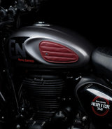 Tank Side Protectors for HNTR 350 - Ramble Stripes - Red - cafetwin