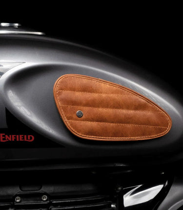 Tank Side Protectors for HNTR 350 - Ramble Stripes - Vintage Tan - cafetwin