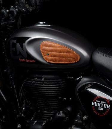 Tank Side Protectors for HNTR 350 - Ramble Stripes - Vintage Tan - cafetwin