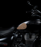 Tank Side Protectors - Tear Drop Diamond - Brown - cafetwin