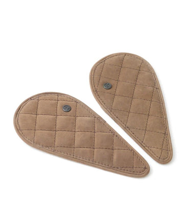 Tank Side Protectors - Tear Drop Diamond - Brown - cafetwin