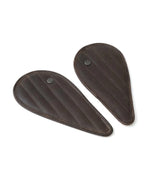 Tank Side Protectors - Tear Drop Stripes - Caffeine - cafetwin