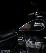 Tank Side Protectors - Tear Drop Stripes - Caffeine - cafetwin