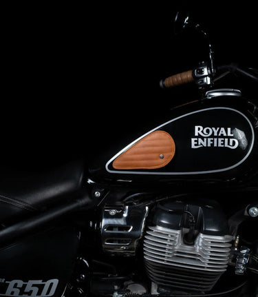 Seitenschutz für Tank - Tear Drop Stripes - Vintage Tan - cafetwin