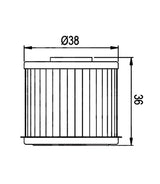 Filtro Olio HiFlo per Honda GB350 / CB350 - cafetwin