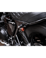 Blinker Moto Custom Schwarze Zugelassene - Satz von 4 - cafetwin