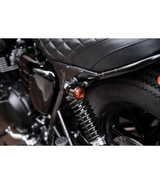 Turn Signals Black Homologated Motorcycle Custom - Set of 4 - cafetwin