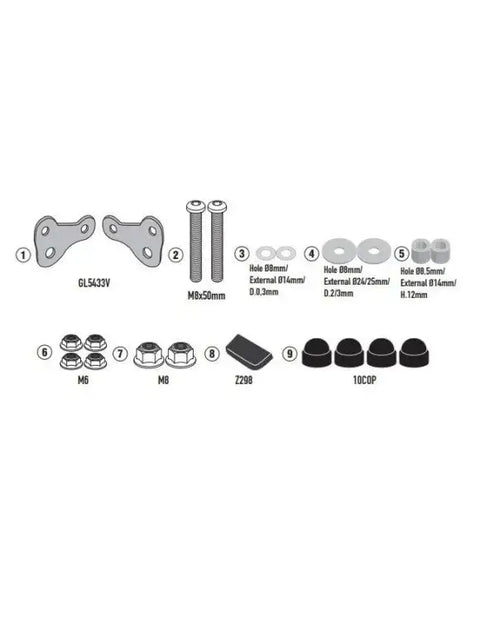 Attacchi Parabrezza Scrambler 1200 Triumph GIVI