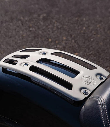 Rear Fender Grill for Super Meteor 650 - Silver - cafetwin