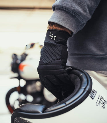 Guanti Estivi Moto PULSE Neri - cafetwin