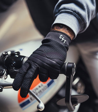 Guanti Estivi Moto PULSE Neri - cafetwin