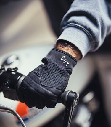 Guanti Estivi Moto PULSE Neri - cafetwin