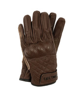 Turtle Protective Motorcycle Gloves Brown - cafetwin