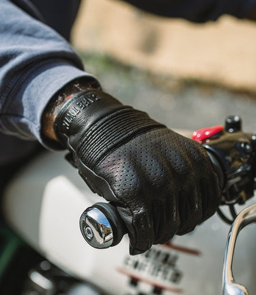 Guanti Moto Rapido Neri Cafe Twin con Protezioni e Palm Slider - cafetwin