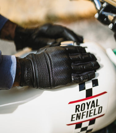 Guanti Moto Rapido Neri Cafe Twin con Protezioni e Palm Slider - cafetwin