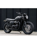 Scarico Bonneville T100 / T120 Motone H-Bomb Nero - cafetwin