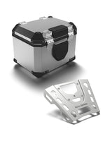 Kit Top Case avec plaque pour Himalayan 450 Silver - cafetwin