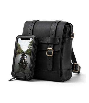 Kit Sac de Réservoir et Support Téléphone Noir