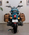Saddlebags Expedition Kit Brown and Frames for Classic 650 - cafetwin
