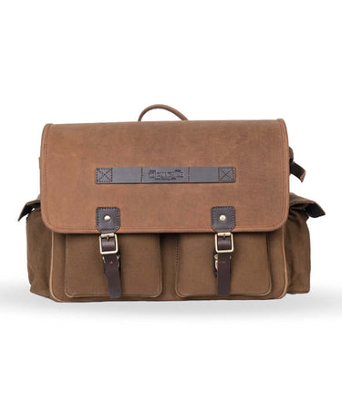 Expedition Brown Pannier Kit and Frames for Speed Twin 1200 / Thruxton 1200 - cafetwin