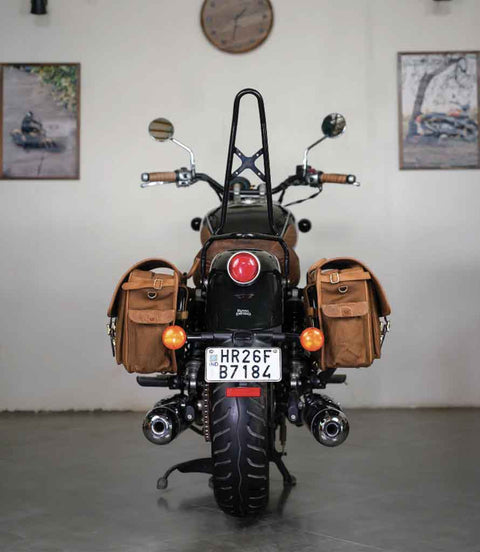 Kit Borse Expedition Marroni e Telai per Super Meteor 650 / Shotgun 650 - cafetwin