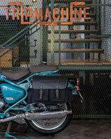 Black Expedition Bags and Frames Kit for Classic 650 - cafetwin