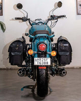 Black Expedition Bags and Frames Kit for Classic 650 - cafetwin