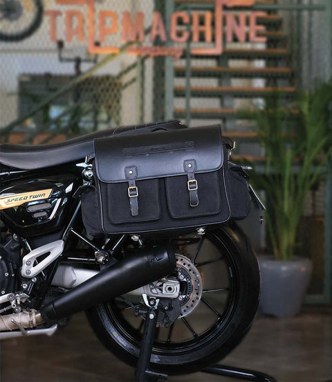 Kit Borse Expedition Nere e Telai per Speed Twin 1200 / Thruxton 1200 - cafetwin