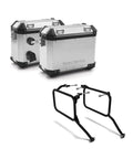 Kit Borse Laterali per Himalayan 450 con Staffe di Supporto Silver - cafetwin