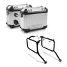 Kit Sacs Latéraux pour Himalayan 450 avec Supports Silver - cafetwin