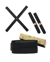 Cross Headlight Kit, Cable Ties and Black Leather Grips trip Machine - cafetwin