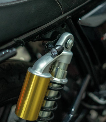 Turn Signals Approved LED Kit with Shock Absorber Mounts - cafetwin