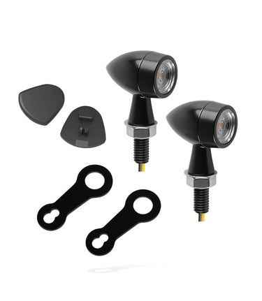 Approved LED Kit Turn Signals with Shock Absorber Mounts for Bear 650 - cafetwin