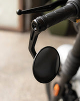Kit Specchietti Bar End "Rocker" con Adattatori per Guerrilla / Himalayan 450 e Interceptor 650 fino al 2022 - cafetwin