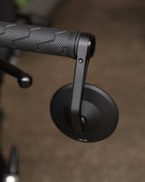 Kit Specchietti Bar End "Rocker" con Adattatori per Guerrilla / Himalayan 450 e Interceptor 650 fino al 2022 - cafetwin