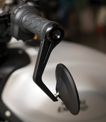 Bar End Mirror Kit "Rocker" with Adapters for Guerrilla / Himalayan 450 and Interceptor 650 up to 2022 - cafetwin