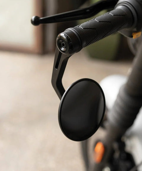 Kit Mirrors  Bar End "Rocker" with Adapters for Interceptor 650 from 2018 to 2022 - cafetwin