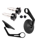 Kit Specchietti Bar End Rocker con Adattatori per Scrambler Ducati - cafetwin