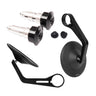 Bar End Mirror Kit Rocker with Adapters for Scrambler Ducati - cafetwin