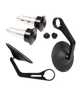 Bar End Mirror Kit Rocker with Adapters for Scrambler Ducati - cafetwin