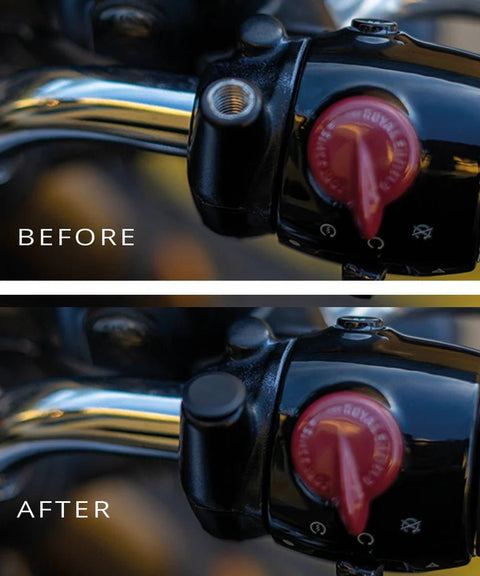 Kit Mirrors  Bar End Slim with Adapters for Interceptor 650 from 2018 to 2022 - cafetwin