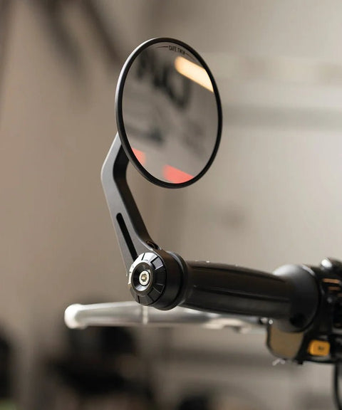 Kit Mirrors  Bar End "Rocker" with Scraper Adapters for Interceptor 650 from 2018 to 2022 - cafetwin