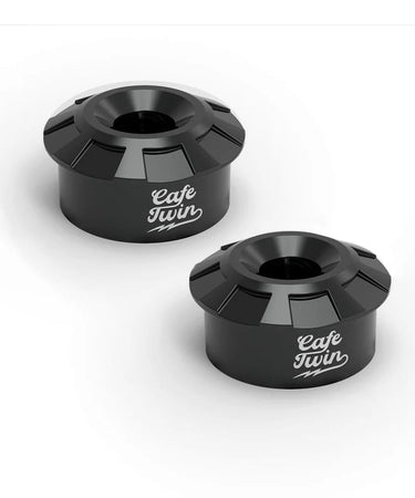 Kit Specchietti Bar End "Rocker" con Adattatori Scraper per Interceptor 650 dal 2018 al 2022 - cafetwin