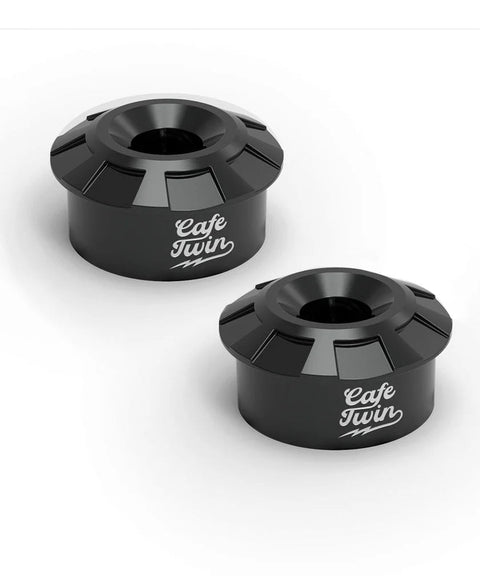 Kit Mirrors  Bar End "Rocker" with Scraper Adapters for Interceptor 650 from 2018 to 2022 - cafetwin