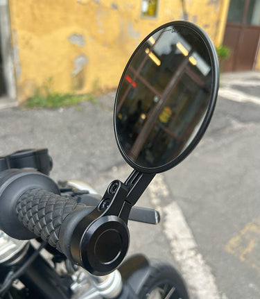 Kit Specchietti Bar End Slim con Adattatori BMW R12 (2024+) – Omologati ECE - cafetwin