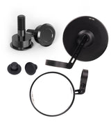 Slim Bar End Mirror Kit with Adapters for BMW R Nine T - cafetwin