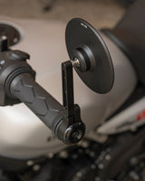 Slim Bar End Mirror Kit with Adapters for Guerrilla / Himalayan 450 and Interceptor 650 up to 2022 - cafetwin